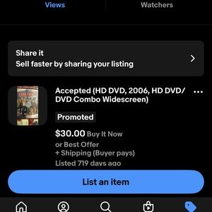 Accepted (HD DVD/DVD Combo) Movie Case - Brown and Cream Cover